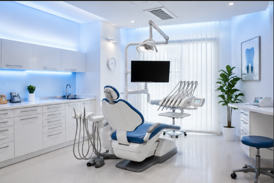 Modern dental clinic interior
